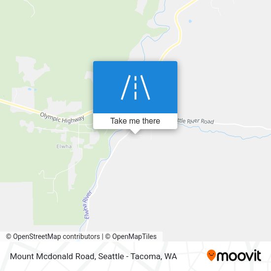 Mapa de Mount Mcdonald Road