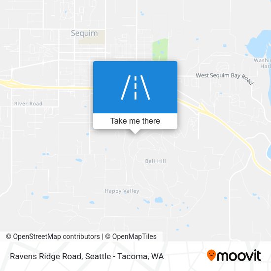 Ravens Ridge Road map