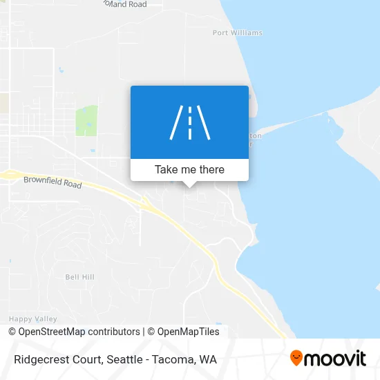 Ridgecrest Court map