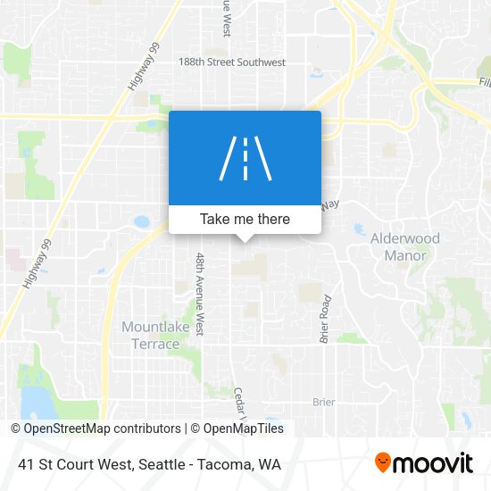 Mapa de 41 St Court West