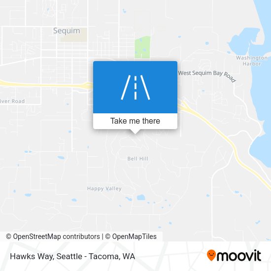 Mapa de Hawks Way