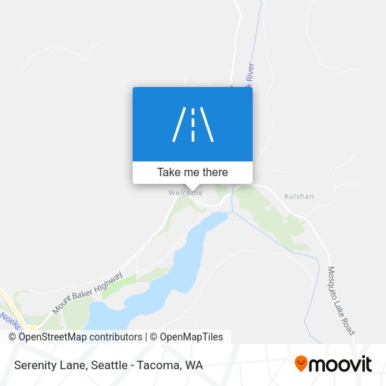 Serenity Lane map