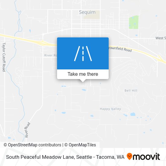 South Peaceful Meadow Lane map
