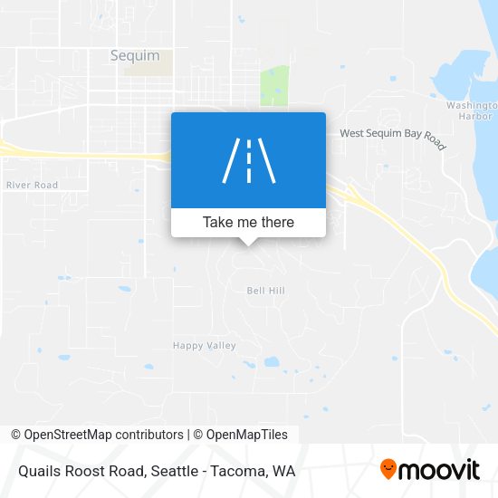 Quails Roost Road map