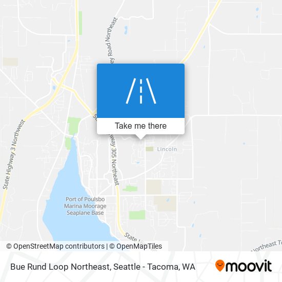 Bue Rund Loop Northeast map