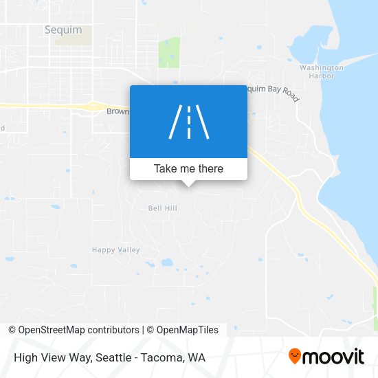 High View Way map
