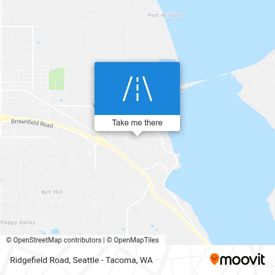 Ridgefield Road map