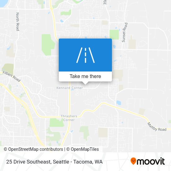 25 Drive Southeast map