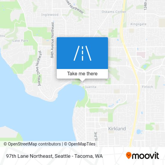 Mapa de 97th Lane Northeast