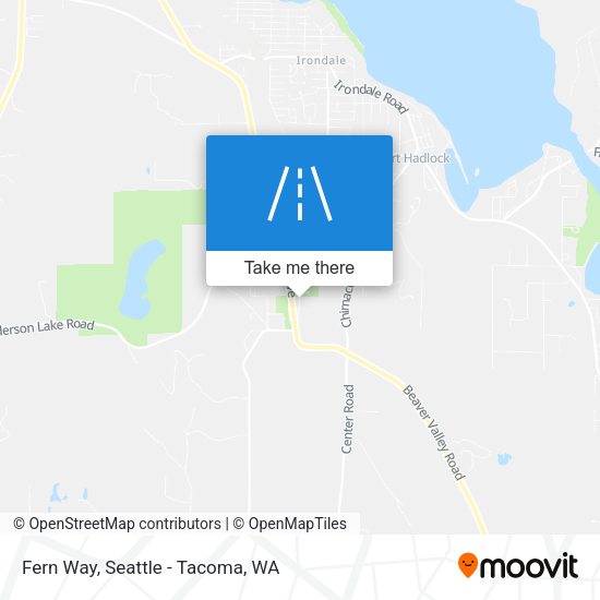 Fern Way map