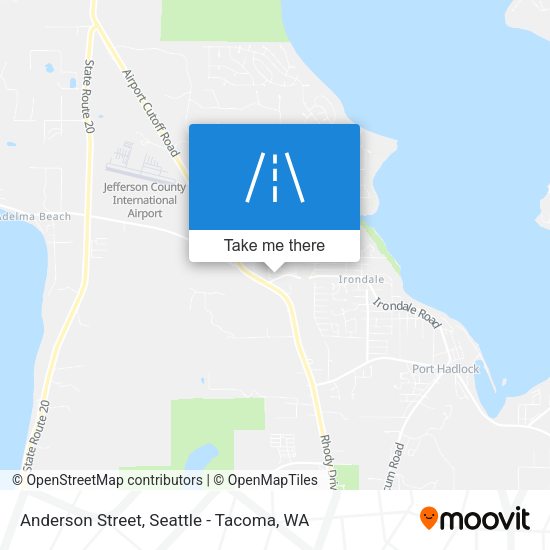 Mapa de Anderson Street