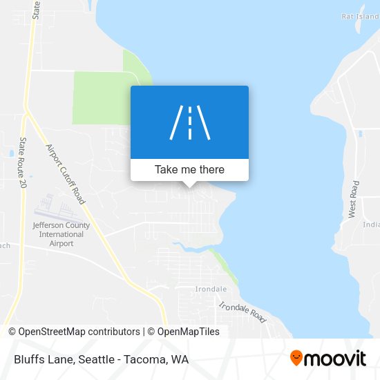 Mapa de Bluffs Lane
