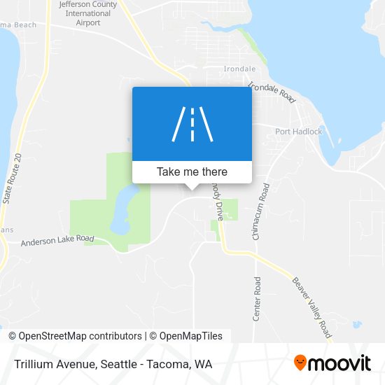 Trillium Avenue map