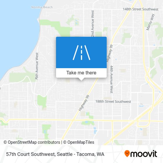 Mapa de 57th Court Southwest
