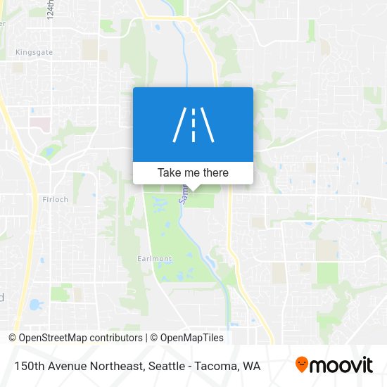 150th Avenue Northeast map