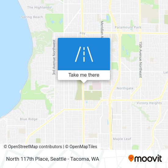 Mapa de North 117th Place