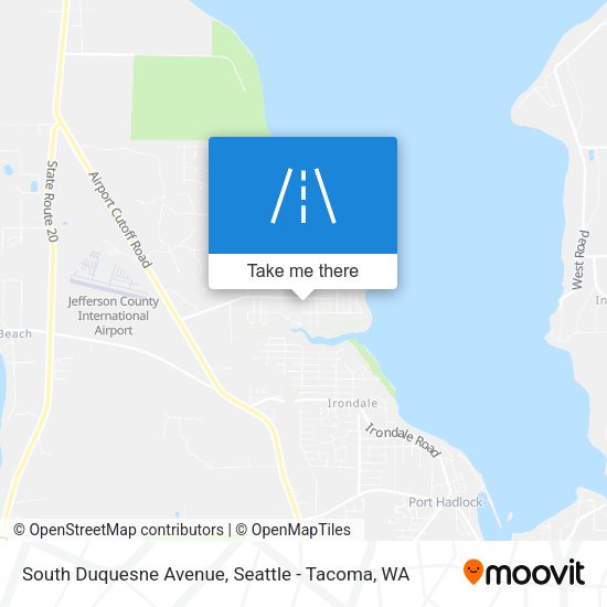 Mapa de South Duquesne Avenue