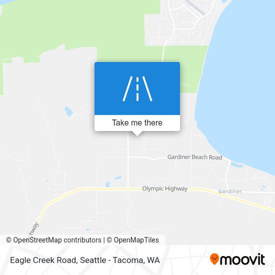 Eagle Creek Road map