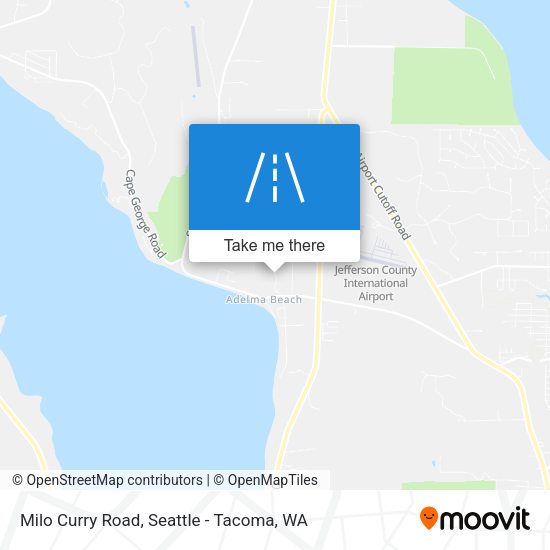Mapa de Milo Curry Road