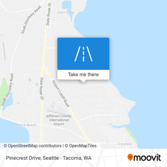 Pinecrest Drive map