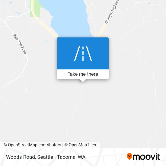 Mapa de Woods Road