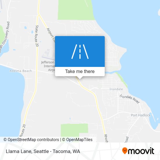 Llama Lane map