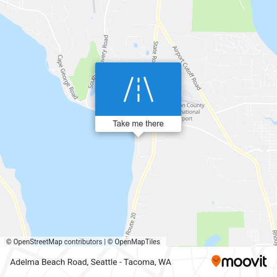 Adelma Beach Road map