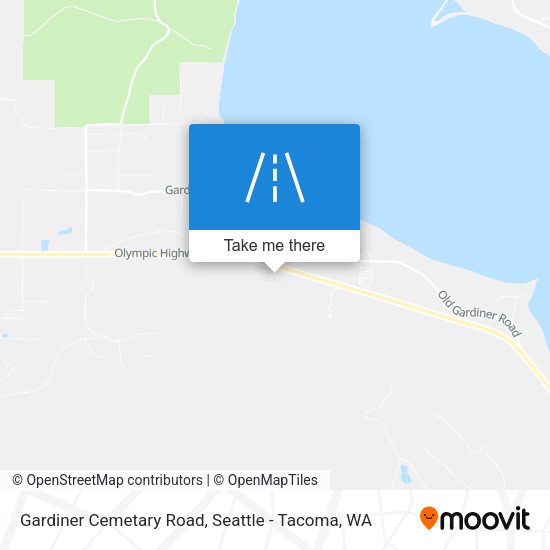 Mapa de Gardiner Cemetary Road