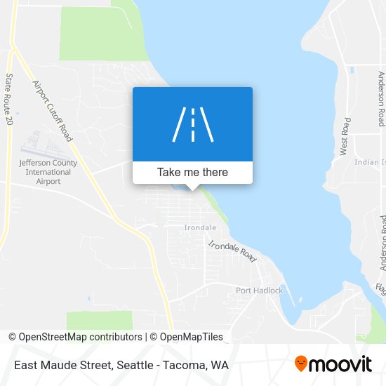East Maude Street map