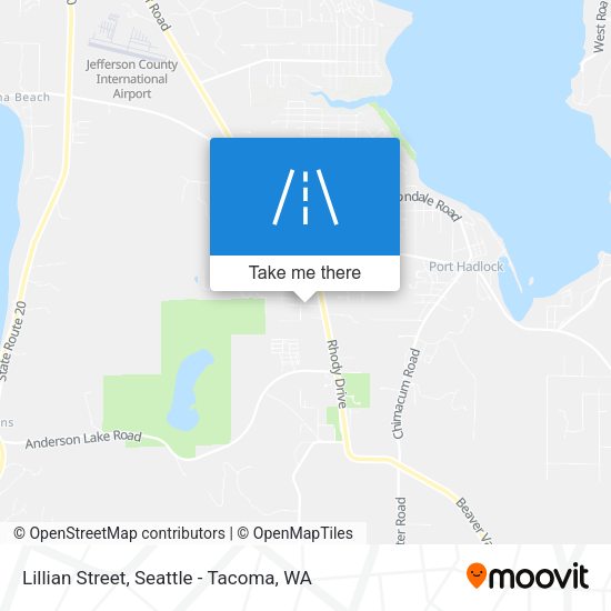 Lillian Street map