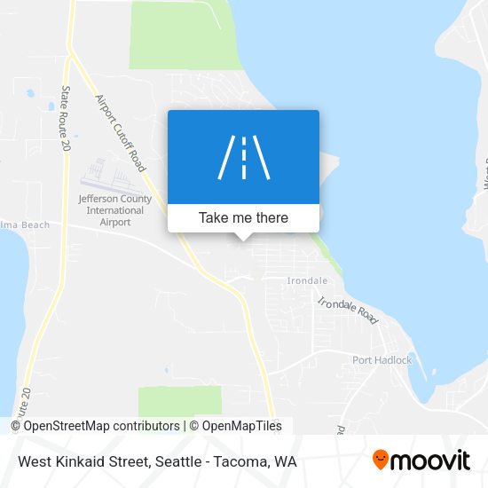 Mapa de West Kinkaid Street