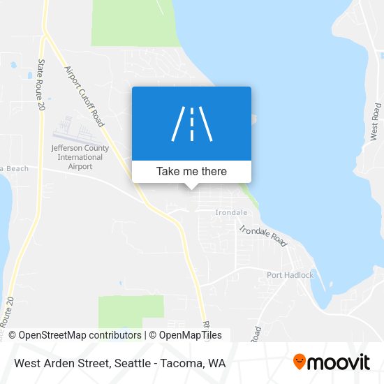 West Arden Street map
