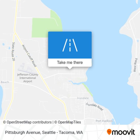 Pittsburgh Avenue map