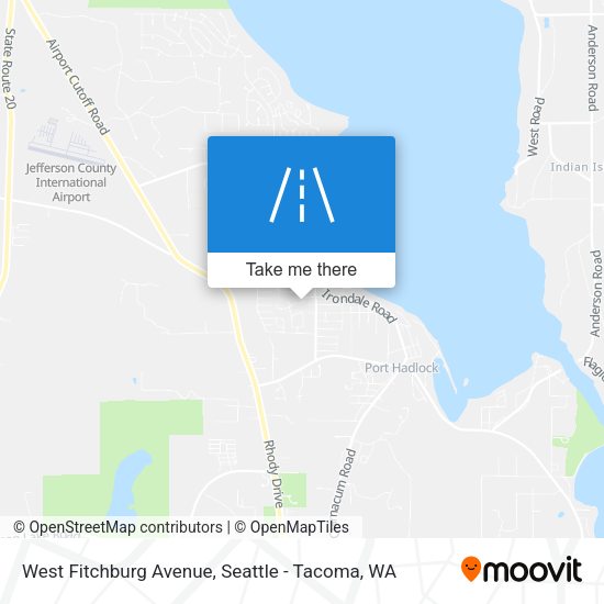 Mapa de West Fitchburg Avenue