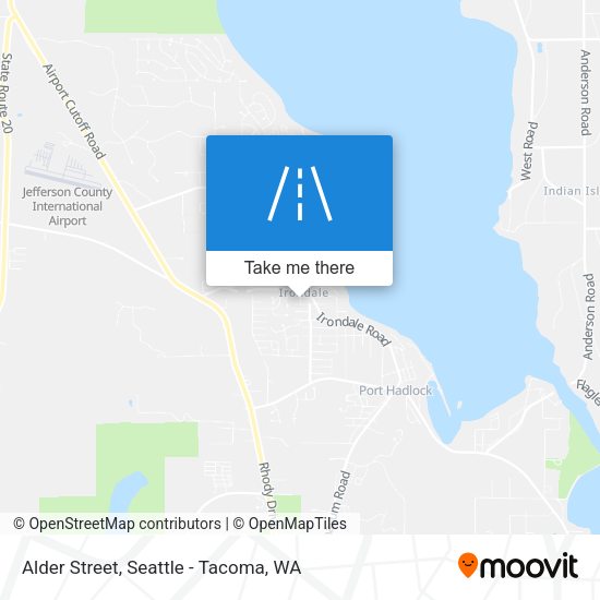 Mapa de Alder Street
