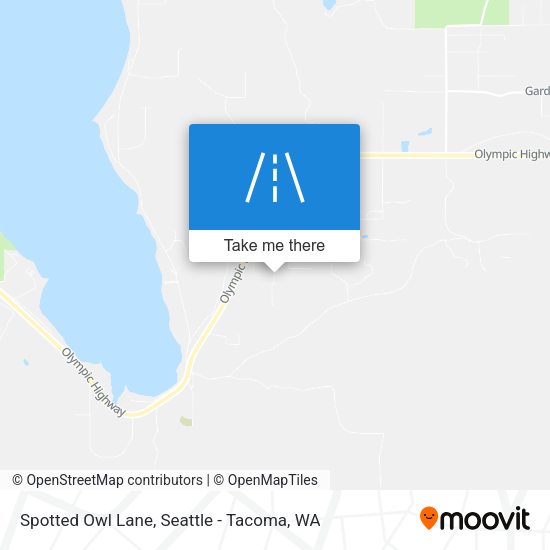 Spotted Owl Lane map