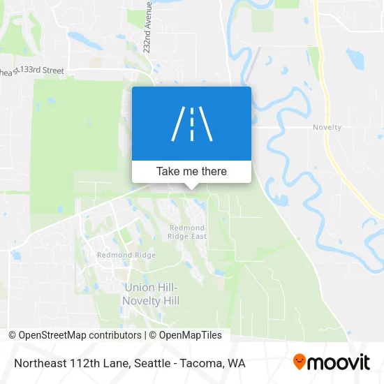 Northeast 112th Lane map