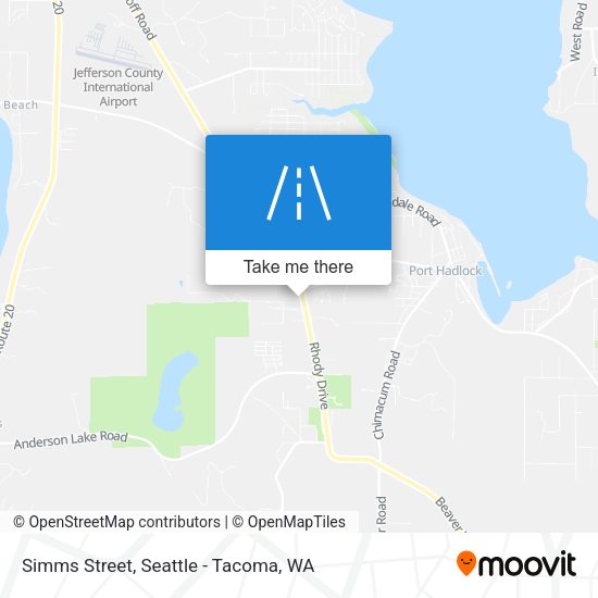 Simms Street map