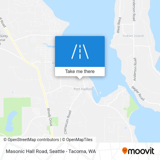 Masonic Hall Road map