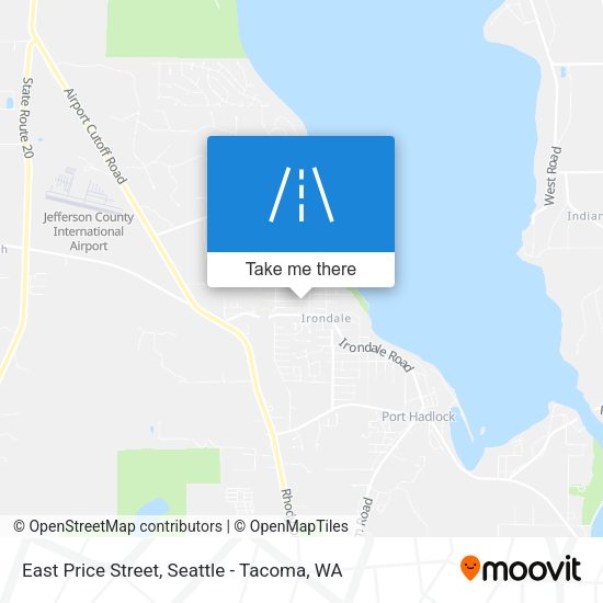 East Price Street map