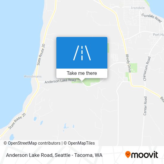 Mapa de Anderson Lake Road