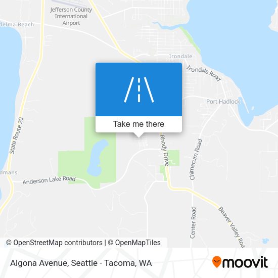 Algona Avenue map
