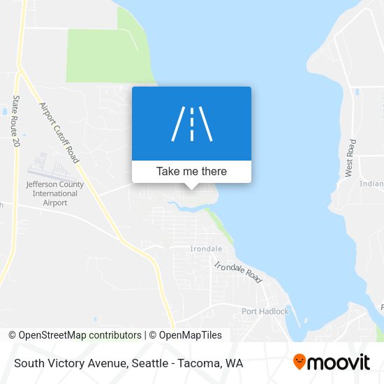South Victory Avenue map