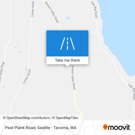 Peat Plank Road map