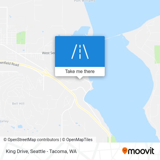 King Drive map