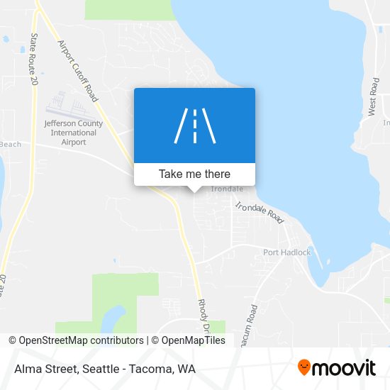 Mapa de Alma Street