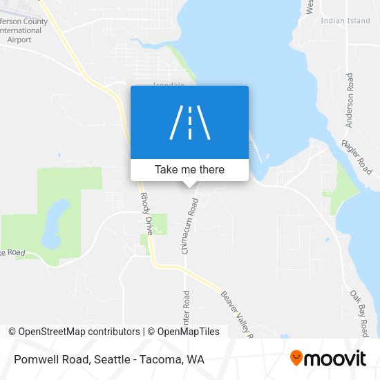 Pomwell Road map