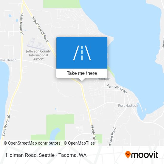 Holman Road map