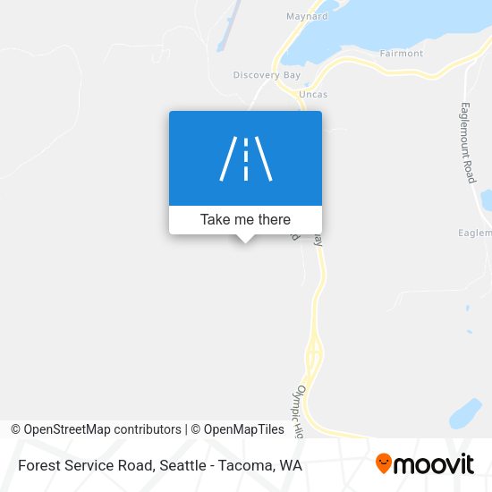 Forest Service Road map