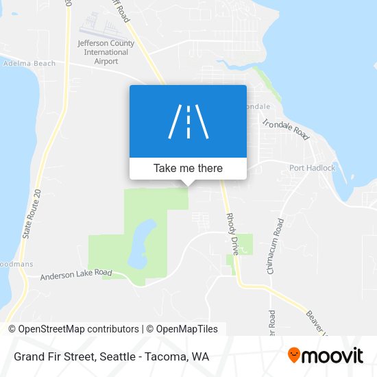 Grand Fir Street map
